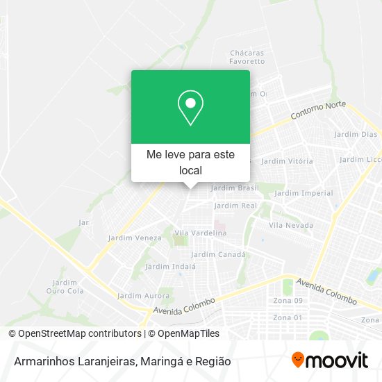 Armarinhos Laranjeiras mapa