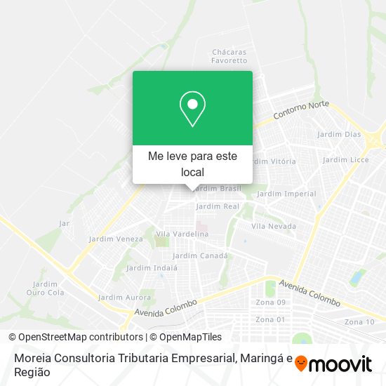 Moreia Consultoria Tributaria Empresarial mapa