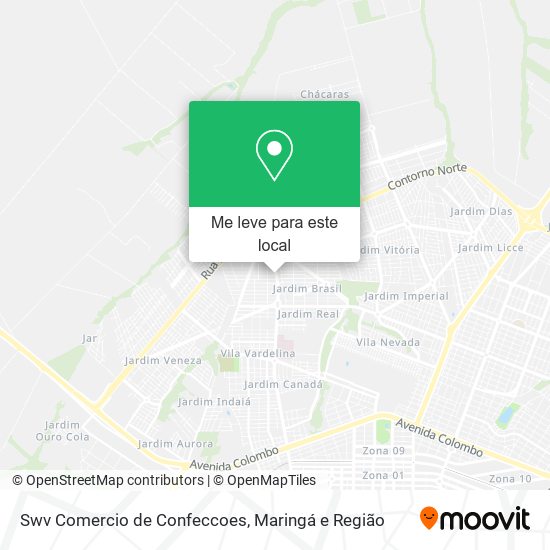 Swv Comercio de Confeccoes mapa