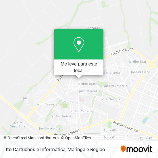 Ito Cartuchos e Informatica mapa