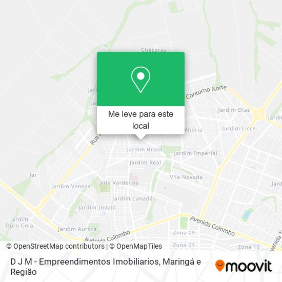 D J M - Empreendimentos Imobiliarios mapa