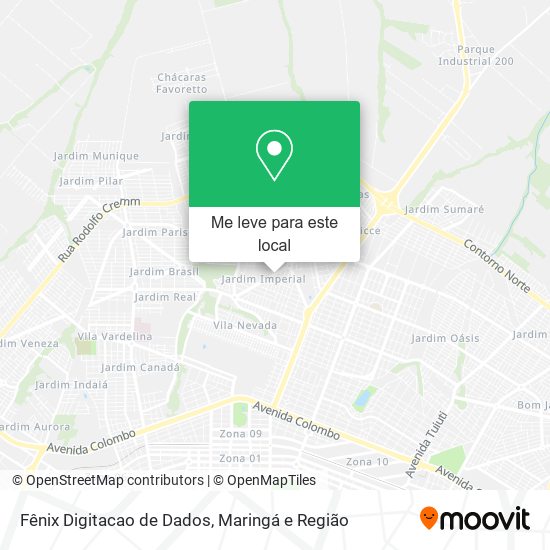 Fênix Digitacao de Dados mapa