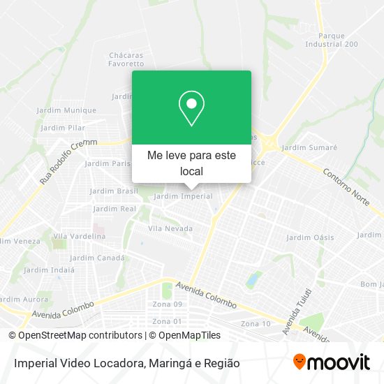 Imperial Video Locadora mapa