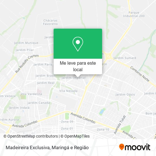 Madeireira Exclusiva mapa