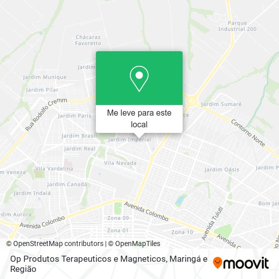 Op Produtos Terapeuticos e Magneticos mapa