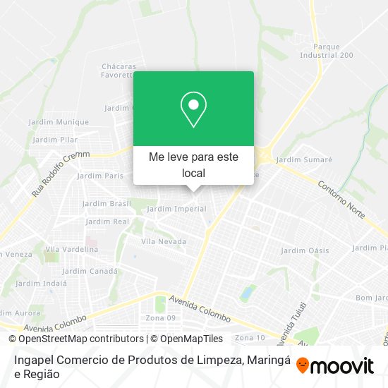 Ingapel Comercio de Produtos de Limpeza mapa