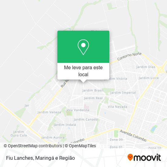 Fiu Lanches mapa