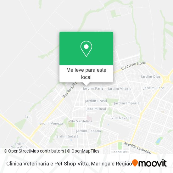 Clinica Veterinaria e Pet Shop Vitta mapa