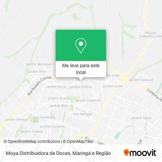 Moya Distribuidora de Doces mapa