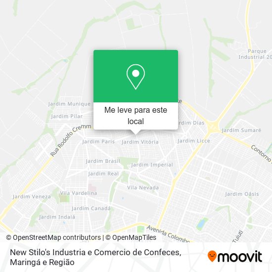 New Stilo's Industria e Comercio de Confeces mapa