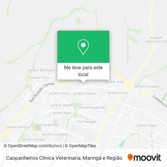 Caopanheiros Clinica Veterinaria mapa