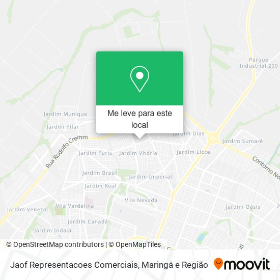 Jaof Representacoes Comerciais mapa