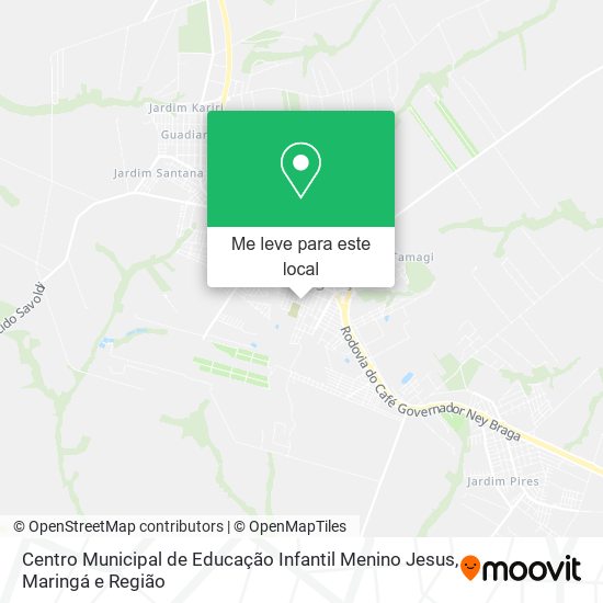 Centro Municipal de Educação Infantil Menino Jesus mapa