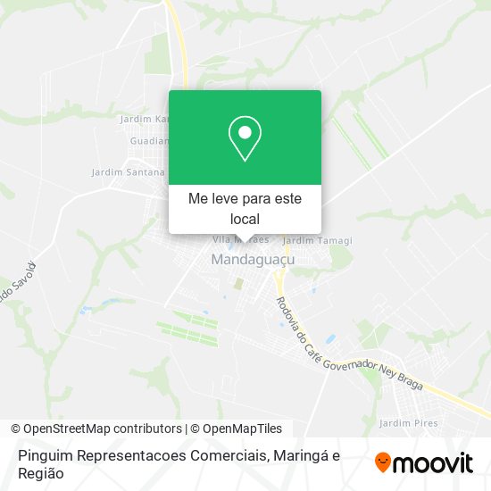 Pinguim Representacoes Comerciais mapa