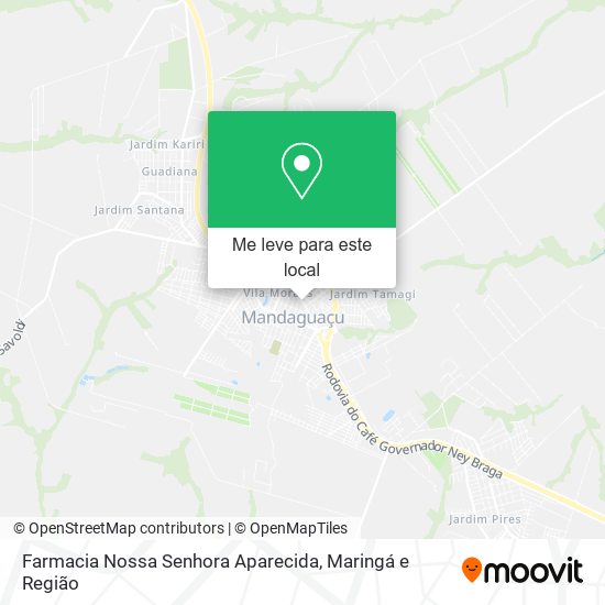 Farmacia Nossa Senhora Aparecida mapa