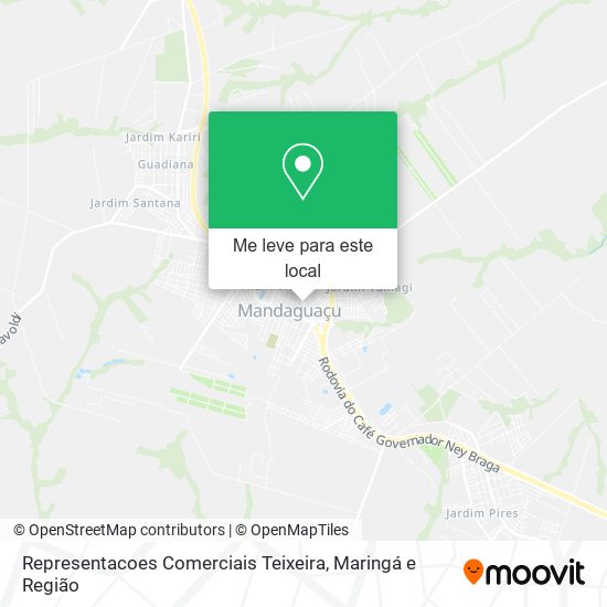 Representacoes Comerciais Teixeira mapa