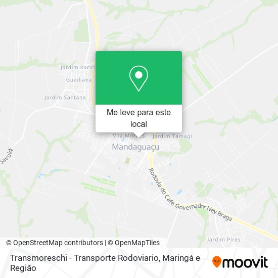 Transmoreschi - Transporte Rodoviario mapa