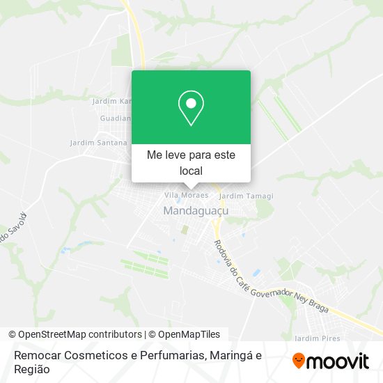 Remocar Cosmeticos e Perfumarias mapa