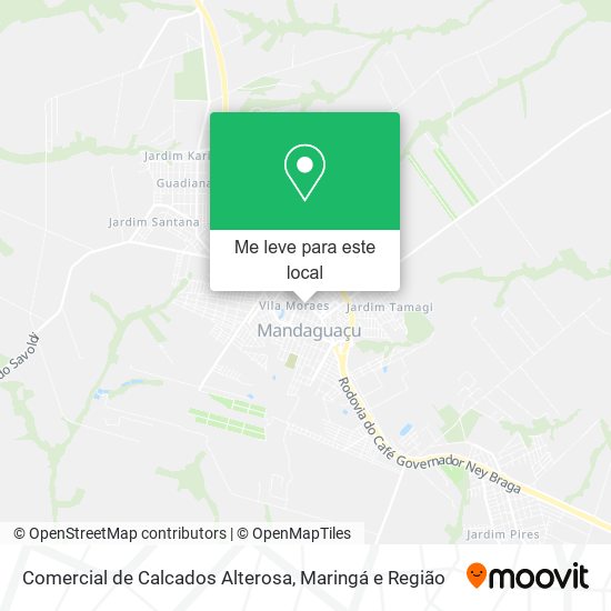 Comercial de Calcados Alterosa mapa