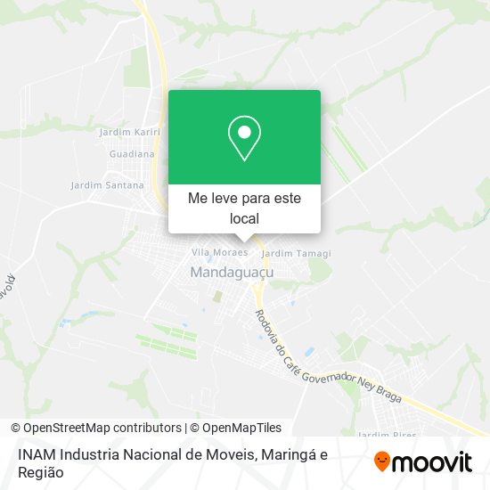 INAM Industria Nacional de Moveis mapa