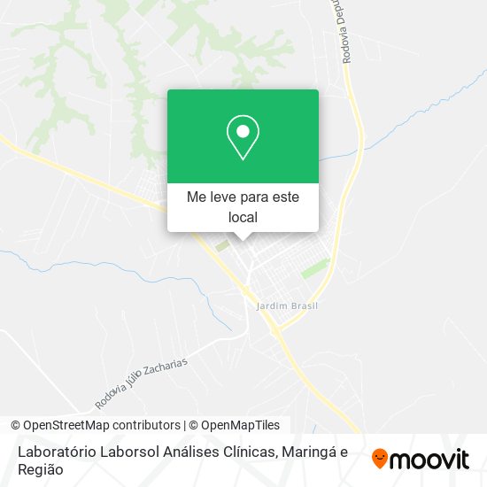 Laboratório Laborsol Análises Clínicas mapa