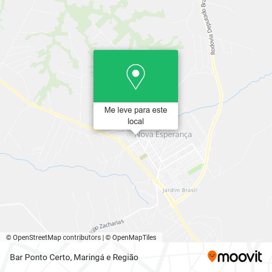 Bar Ponto Certo mapa