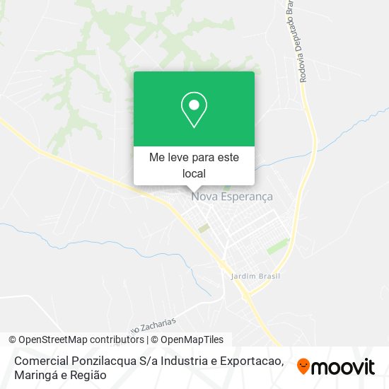 Comercial Ponzilacqua S / a Industria e Exportacao mapa