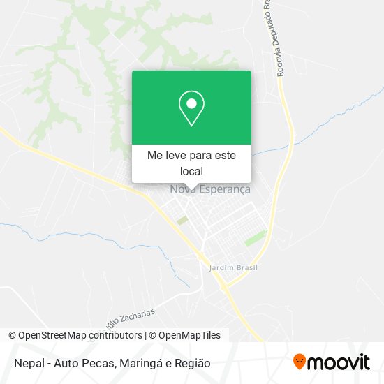 Nepal - Auto Pecas mapa