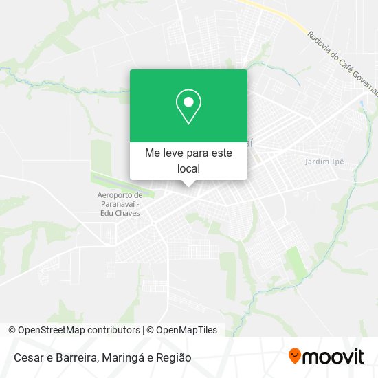 Cesar e Barreira mapa