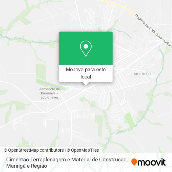 Cimentao Terraplenagem e Material de Construcao mapa