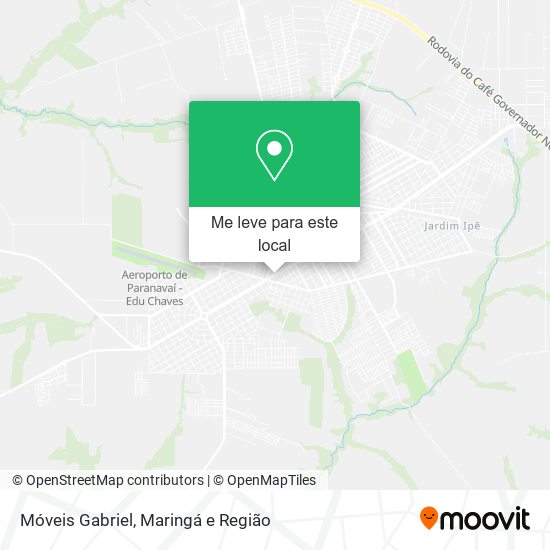 Móveis Gabriel mapa