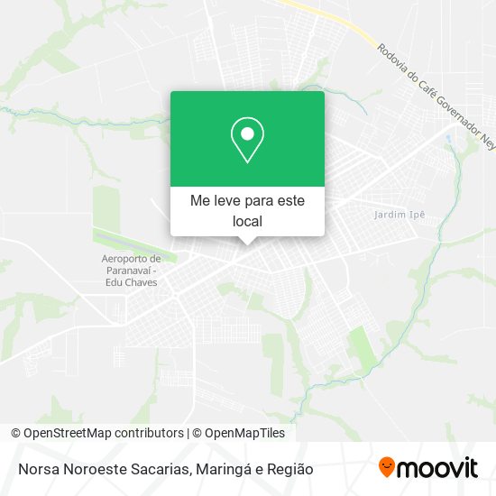 Norsa Noroeste Sacarias mapa