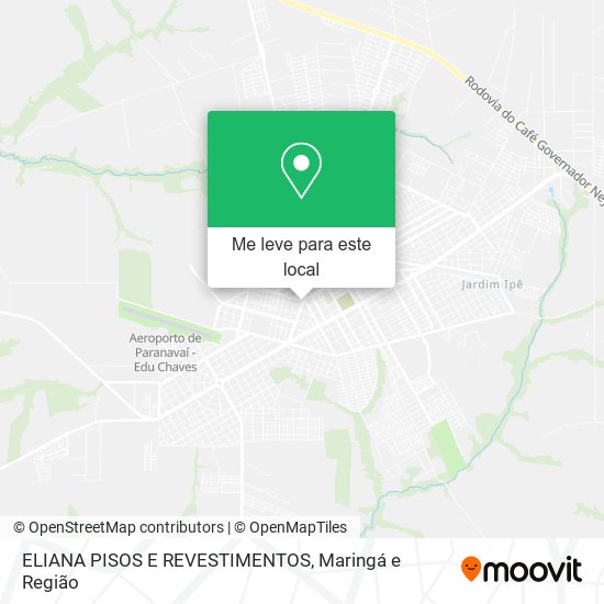 ELIANA PISOS E REVESTIMENTOS mapa