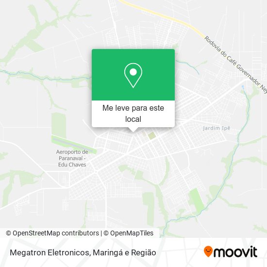 Megatron Eletronicos mapa