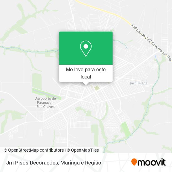 Jm Pisos Decorações mapa