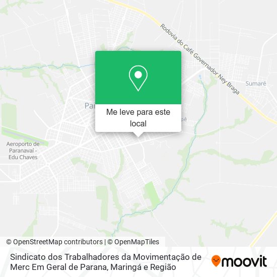 Sindicato dos Trabalhadores da Movimentação de Merc Em Geral de Parana mapa