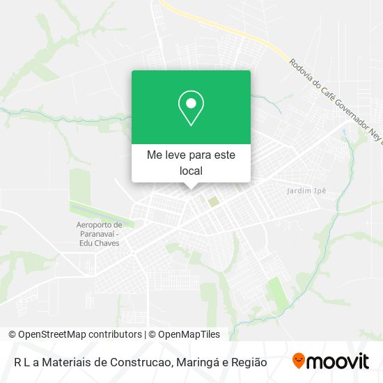 R L a Materiais de Construcao mapa