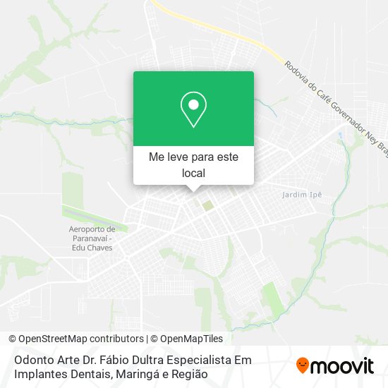 Odonto Arte Dr. Fábio Dultra Especialista Em Implantes Dentais mapa