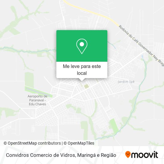 Convidros Comercio de Vidros mapa