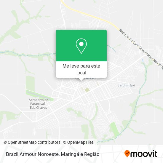 Brazil Armour Noroeste mapa
