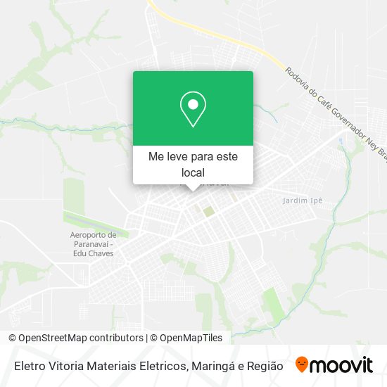 Eletro Vitoria Materiais Eletricos mapa