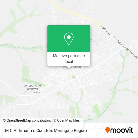 M C Althmann e Cia Ltda mapa