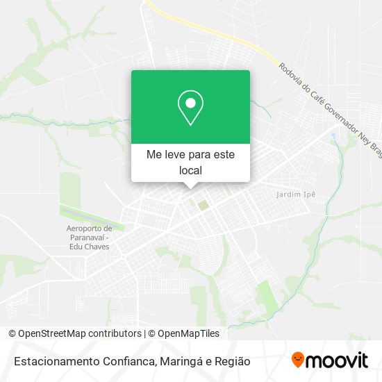 Estacionamento Confianca mapa