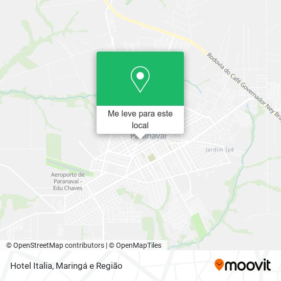Hotel Italia mapa