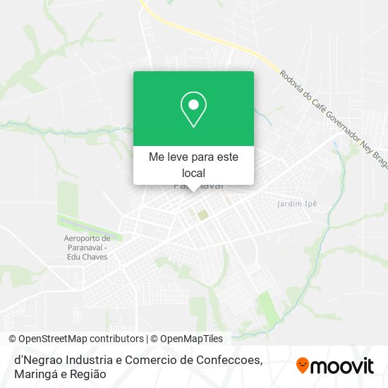 d'Negrao Industria e Comercio de Confeccoes mapa