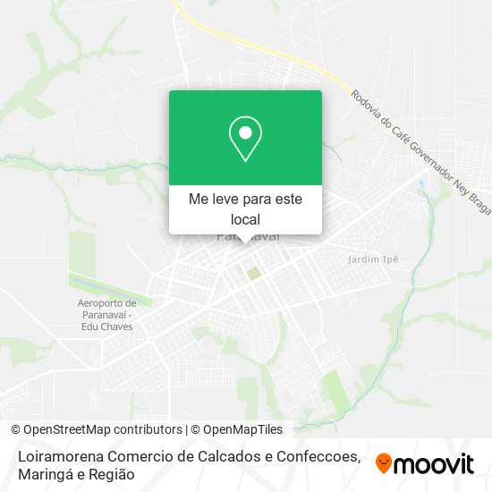 Loiramorena Comercio de Calcados e Confeccoes mapa