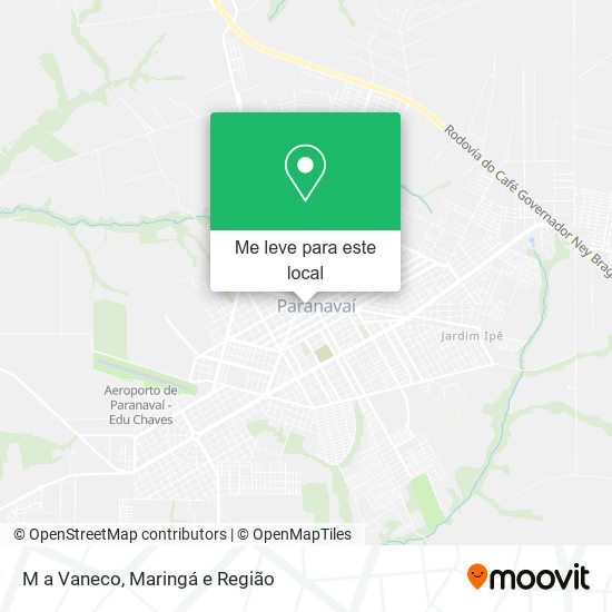 M a Vaneco mapa