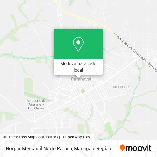 Norpar Mercantil Norte Parana mapa