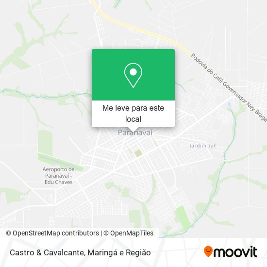 Castro & Cavalcante mapa