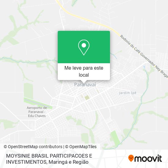 MOYSINIE BRASIL PARTICIPACOES E INVESTIMENTOS mapa